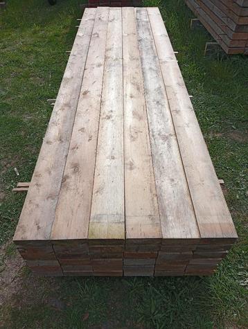 balken 14cm op 5,3cm van 498cm tot 175cm lang beschikbaar voor biedingen