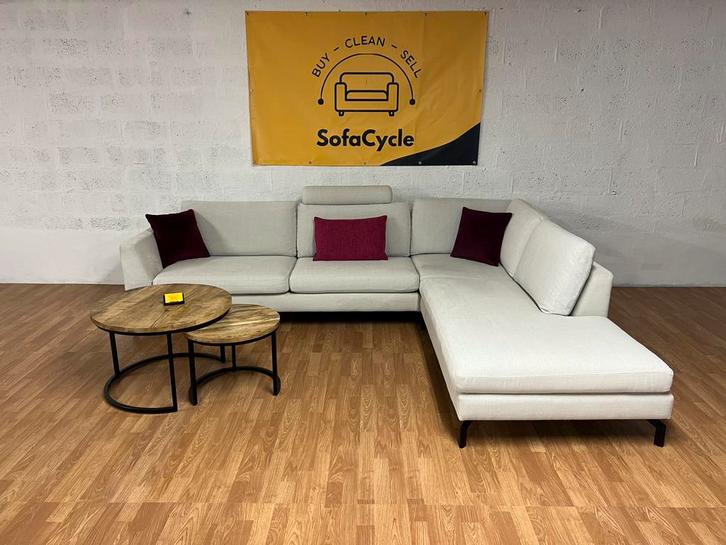 Sits Hoekzetel – Modern & Modulair – Verstelbare hoofdsteun, Huis en Inrichting, Zetels | Voetbanken en poefs, Zo goed als nieuw