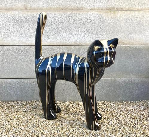 Tuinbeeld kat / poes H 105cm, Jardin & Terrasse, Statues de jardin, Neuf, Animal, Synthétique, Enlèvement