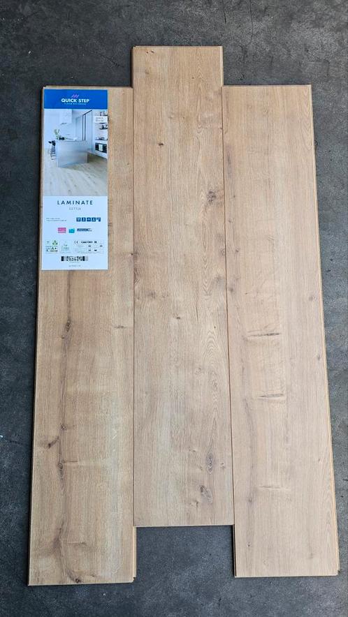 Quick-Step Settle Colca Eik Natural 8mm, Huis en Inrichting, Stoffering | Vloerbedekking, Nieuw, Laminaat, Bruin, 75 m² of meer