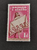Samoa 1962 - Samoaanse vrouw met ceremonieel tapijt *, Ophalen of Verzenden, Postfris