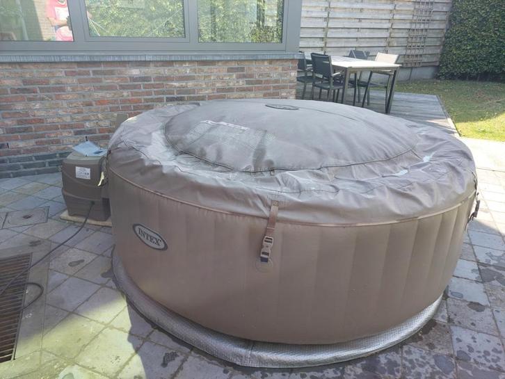 Intex PureSpa, Tuin en Terras, Bubbelbaden en Hottubs, Gebruikt, Opblaasbaar, Ophalen
