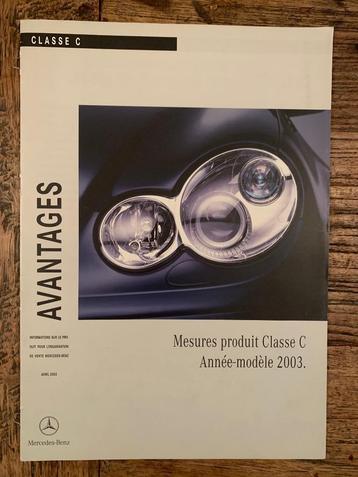 Product info brochure Mercedes-Benz C-klasse W203 S203 2002