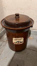 Zuurkoolpot 10liter met waterslot en verzwaringsstenen, Ophalen, Gebruikt, Overige materialen, Overige typen