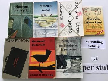 7 detectives van SIMENON met GRATIS VERZENDING beschikbaar voor biedingen