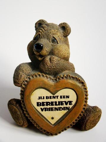 Beer met tekst in hart : "Jij bent een BERELIEVE vriendin" beschikbaar voor biedingen