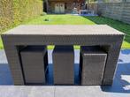 Tuinset, Tuin en Terras, Tuinsets en Loungesets, Ophalen, Gebruikt, 6 zitplaatsen, Wicker