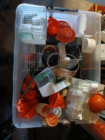 Partij vogel spullen, Dieren en Toebehoren, Ophalen, Gebruikt, Overige materialen, Vogelkooi