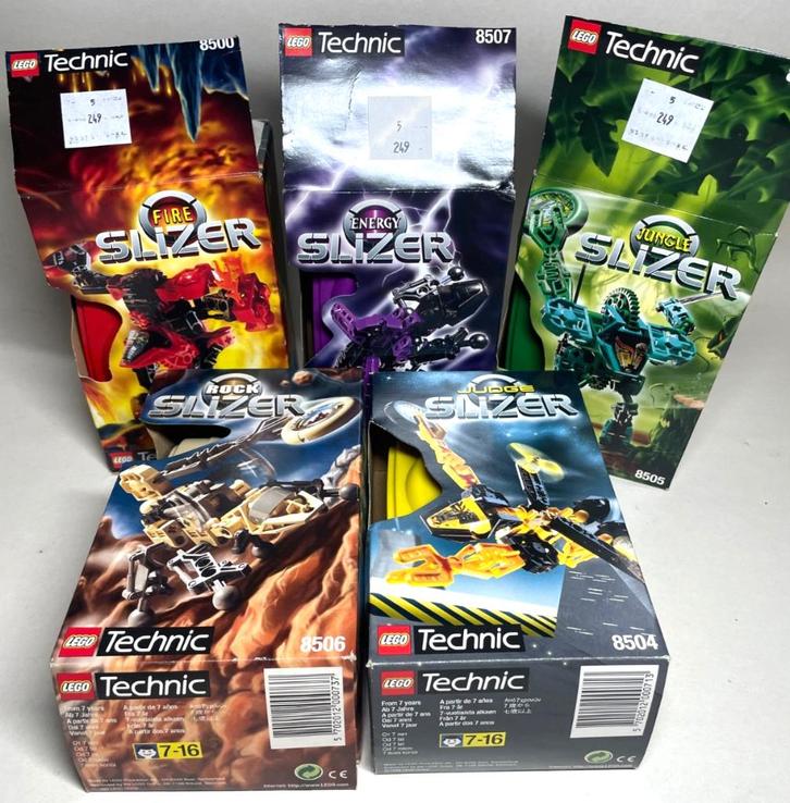 Lego lot Technic Slizer Bionicle + plan + boites, Kinderen en Baby's, Speelgoed | Duplo en Lego, Gebruikt, Lego, Complete set