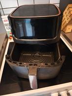 Heteluchtfriteuse, zwart Quigg. 1800 Watt Capaciteit 6,5 lit, Elektronische apparatuur, Airfryers, Ophalen of Verzenden, Gebruikt