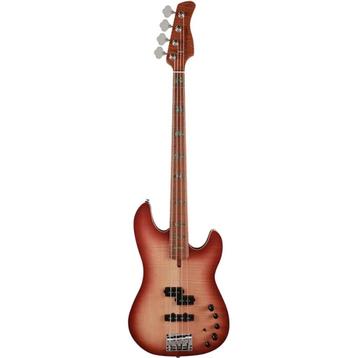 Extended Jazz Bass Sire Marcus Miller P10-4 Alder Flamed Map