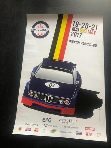 poster 2017 Spa-Classic BMW oldtimer beschikbaar voor biedingen
