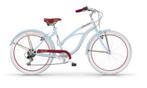 CRUISER UNISEX HONOLULU 26 INCH Ivoorwit Beige Ecru, Fietsen en Brommers, Fietsen | Cruisers en Lowriders, Ophalen, Staal, Cruiser