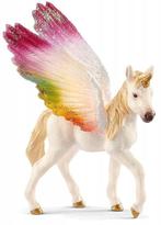 Schleich Bayala Poulain Licorne ailée arc-en-ciel 70577, Enlèvement ou Envoi, Comme neuf, Fantasy