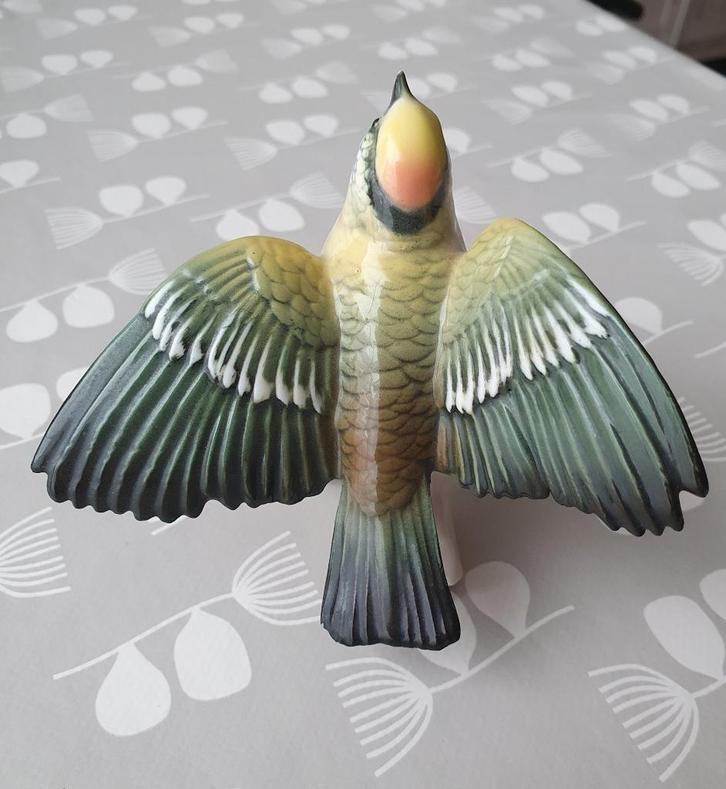 Oiseau à mésange charbonnière en porcelaine Karl Ens ca 1920, Antiquités & Art, Antiquités | Porcelaine, Enlèvement ou Envoi