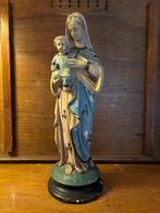 Vintage gipsen Maria met kind, Ophalen