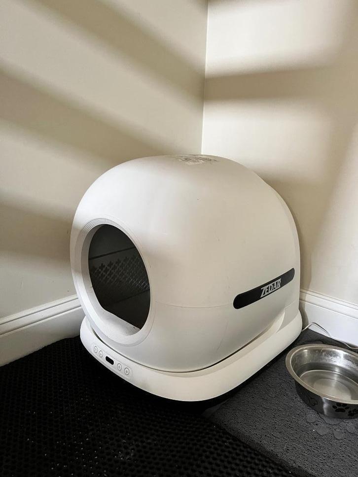 ZEDAR K1200 Automatische Kattenbak, Dieren en Toebehoren, Kattenbakken, Zo goed als nieuw, Gesloten, Zelfreinigend, Ophalen
