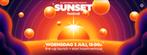 3 Tickets Sunset Festival 20 September 2025, Tickets en Kaartjes, Twee personen