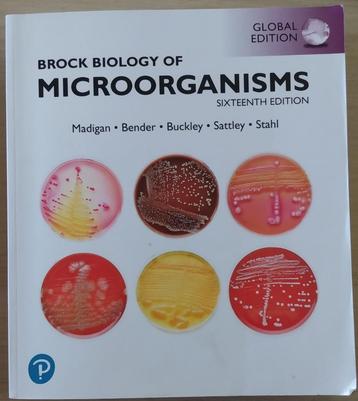 Brock biology of MICROORGANISMS (16th edition) beschikbaar voor biedingen