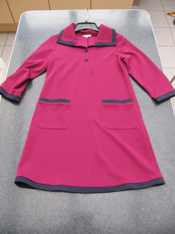 nieuw korte jurk Kling bordeaux- blauw, small nieuw, Kleding | Dames, Jurken, Nieuw, Maat 36 (S), Overige kleuren, Ophalen of Verzenden