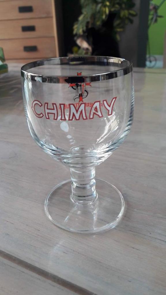 Verre galopin Chimay Frameries Templiers RARE, Ophalen of Verzenden, Nieuw, Glas of Glazen