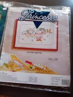 Handwerkje: de gelaarsde kat in kruisjessteek, Ophalen of Verzenden, Nieuw