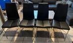 4 Stoelen te koop, Enlèvement, Comme neuf, Noir, Quatre