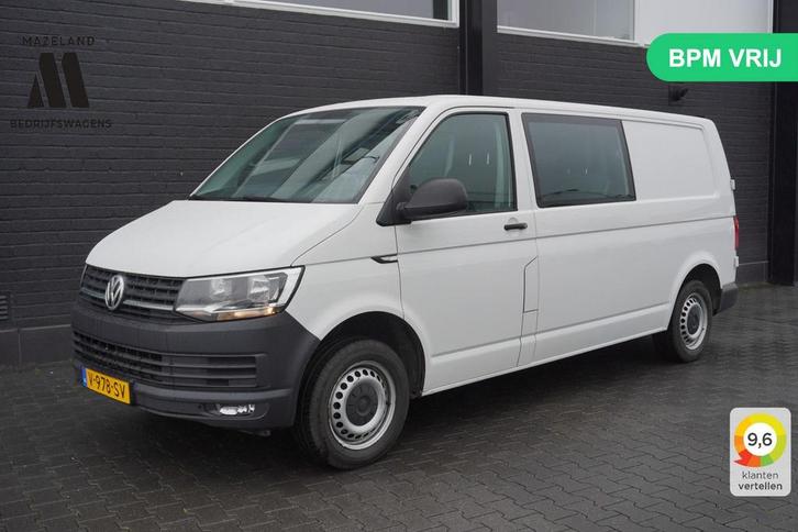 Volkswagen Transporter 2.0 TDI L2 Dubbele cabine EURO 6 - Ai, Autos, Camionnettes & Utilitaires, Entreprise, ABS, Air conditionné