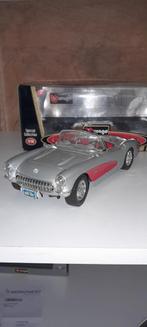 Chevrolet Corvette 1957, Hobby en Vrije tijd, Burago, Ophalen of Verzenden, Zo goed als nieuw