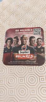 Bierviltje/Jupiler/All in Red / Rode Duivels, Verzamelen, Ophalen of Verzenden, Nieuw, Viltje(s), Jupiler