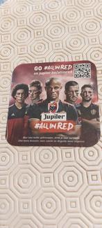 Bierviltje/Jupiler/All in Red / Rode Duivels, Sous-bock, Enlèvement ou Envoi, Jupiler, Neuf