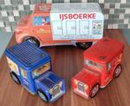 3 Vintage  blikken vrachtwagen dozen, Overige merken, Gebruikt, Overige, Ophalen of Verzenden