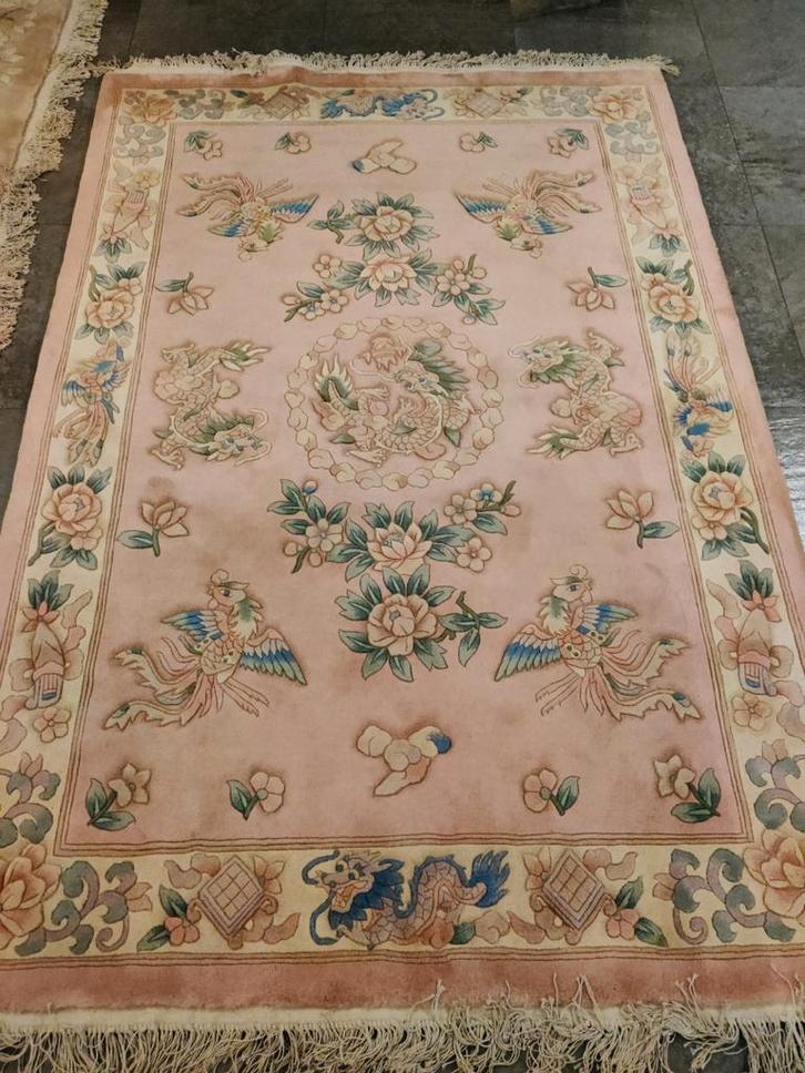 Handgeknoopt Chinees Tapijt, Huis en Inrichting, Stoffering | Tapijten en Vloerkleden, Nieuw, 150 tot 200 cm, 200 cm of meer, Rechthoekig