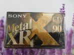 5 X Sony Metal XR 90 type IV uit 1999 in blister, Cd's en Dvd's, 2 t/m 25 bandjes, Ophalen of Verzenden, Onbespeeld, Nieuw in verpakking