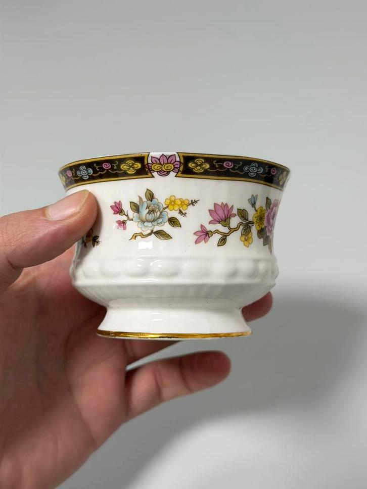 Rosina Queen’s Cathay suikerkom 9 cm – Bone China – Engeland, Antiek en Kunst, Antiek | Servies los, Ophalen of Verzenden