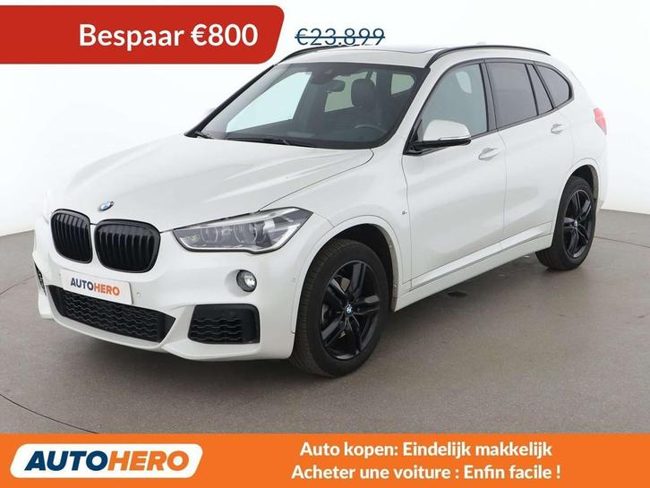 BMW X1 sDrive 18i M Sport (bj 2019, automaat), Auto's, BMW, Te koop, X1, ABS, Airbags, Airconditioning, Bluetooth, Boordcomputer