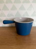 Le Creuset - blauwe sauspot, Ophalen of Verzenden