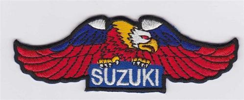 Suzuki stoffen opstrijk patch embleem #8, Motoren, Accessoires | Overige, Nieuw, Verzenden