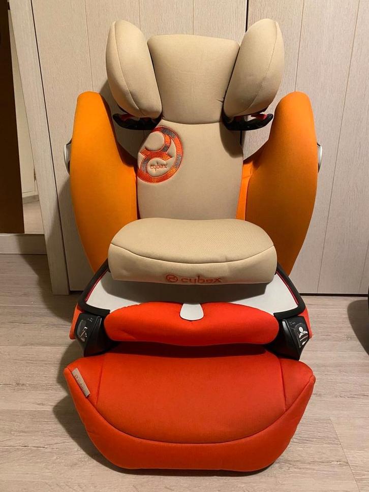 Cybex Autostoel Pallas M-Fix Autumn Gold (groep 1/2/3), Kinderen en Baby's, Autostoeltjes, Gebruikt, Overige merken, 22 t/m 36 kg