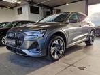 Audi e-tron 95 kWh 55 Quattro S line - Garantie Audi 09/25, Auto's, Audi, Automaat, Gebruikt, 408 pk, Leder