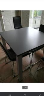 Tafel met 4 stoelen, Huis en Inrichting, Tafels | Eettafels, Ophalen, Zo goed als nieuw, Overige materialen
