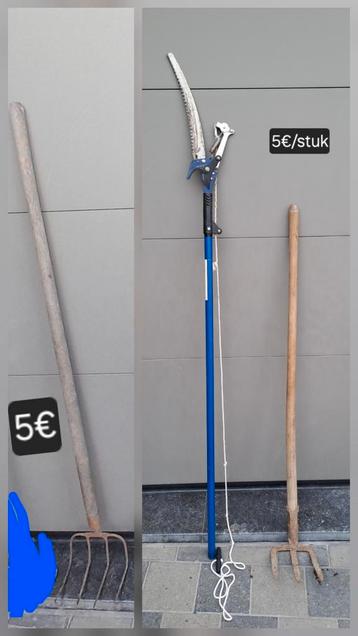tuingereedschap, Enlèvement, Utilisé