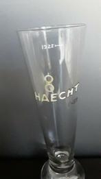 Oud fluit glas Haecht emaille, Ophalen of Verzenden, Gebruikt