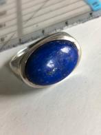 zilveren lapis lazuli ring, Ophalen of Verzenden, Zo goed als nieuw
