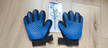 Gants de brossage et seringue pour délivrance de comprimés beschikbaar voor biedingen