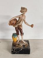 Vintage Italiaans beeld Capodimonte - Carrara marmer, Antiek en Kunst, Kunst | Beelden en Houtsnijwerken, Ophalen of Verzenden