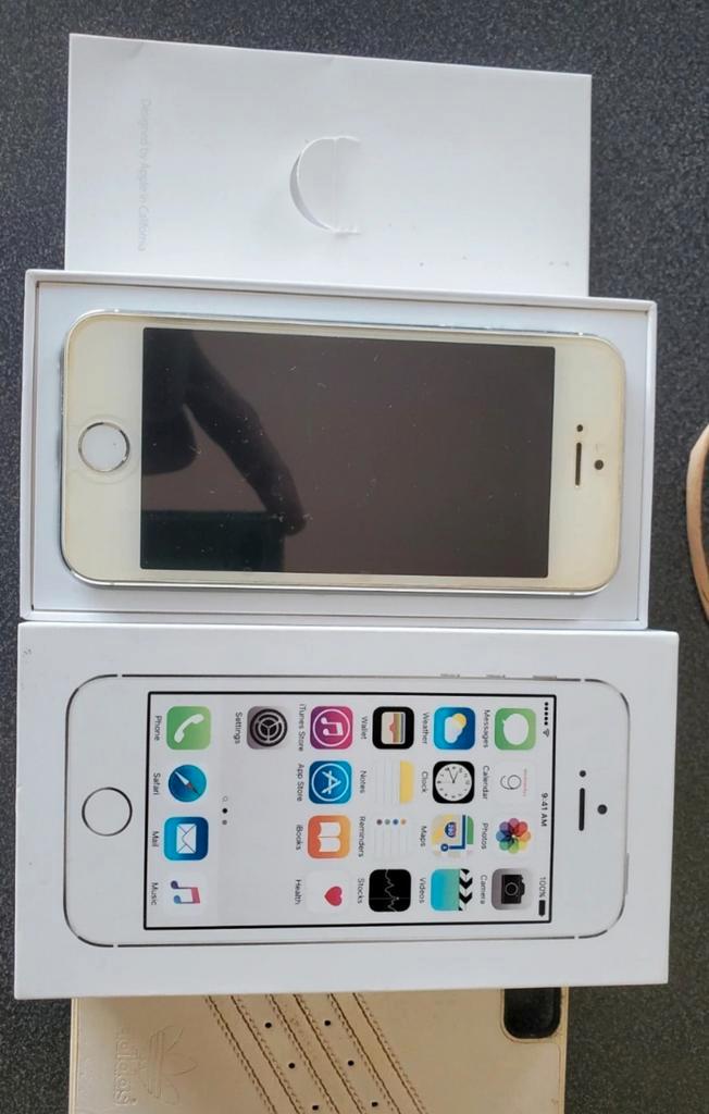 Iphone 5s spacegrijs - te koop, Telecommunicatie, Mobiele telefoons | Apple iPhone, Zo goed als nieuw, 16 GB, Zonder abonnement