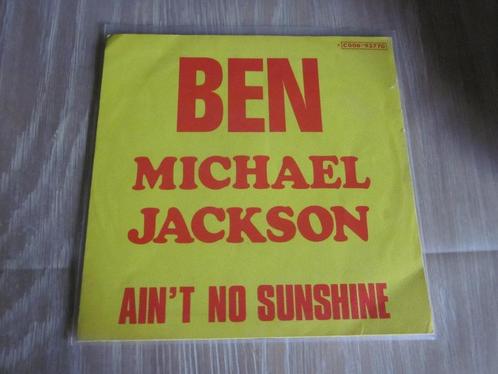 MICHAEL JACKSON - BEN/Ain't no sunshine (Belgique), CD & DVD, Vinyles Singles, Comme neuf, Single, R&B et Soul, 7 pouces, Enlèvement ou Envoi