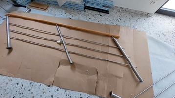 Main courante 245 cm en inox, Enlèvement, Comme neuf