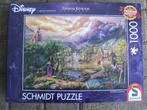 Thomas Kinkade  Snow White and the Queen-- Schmidt puzzel, Comme neuf, 500 à 1500 pièces, Puzzle, Enlèvement ou Envoi